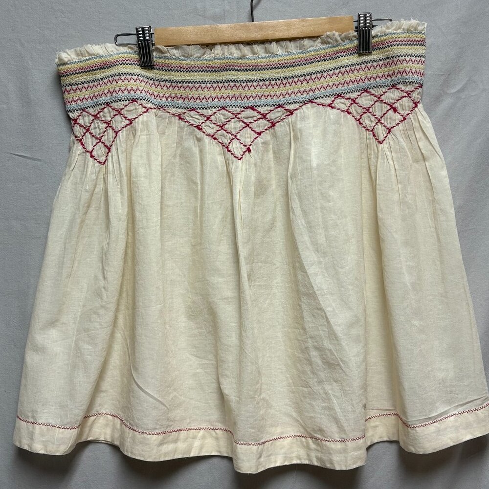 Kimchi Blue Alexa Smocked Tube Top Tunic Ivory